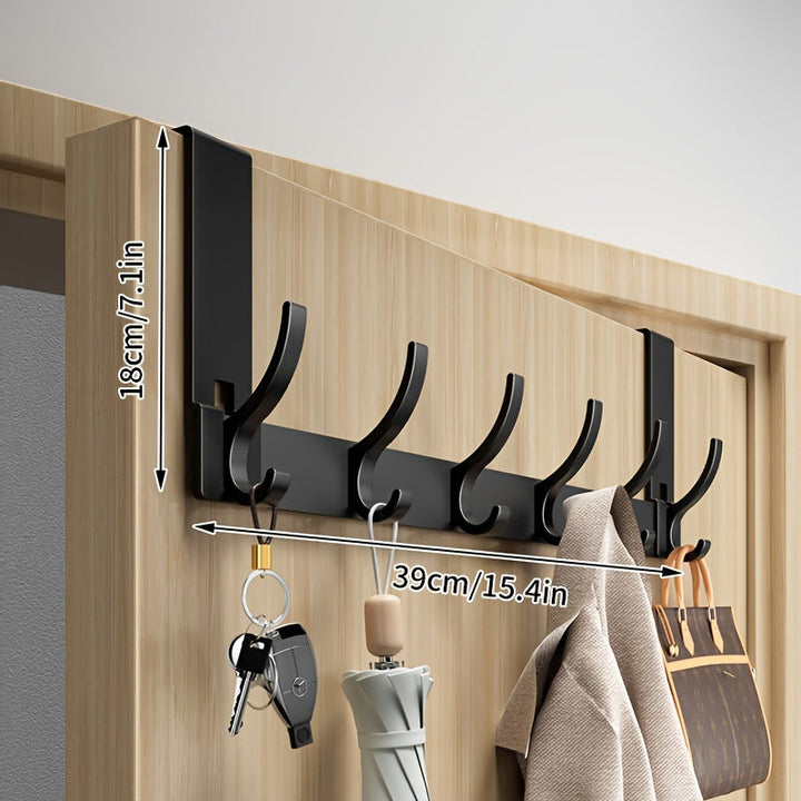 SlimLine Door Hook – Mounting System without Drilling made of Sturdy Aluminum | Stornfield