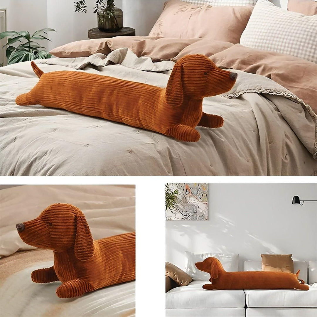 SnuggleHound Pillow - Ergonomic Dachshund Plush Pillow | Stornfield