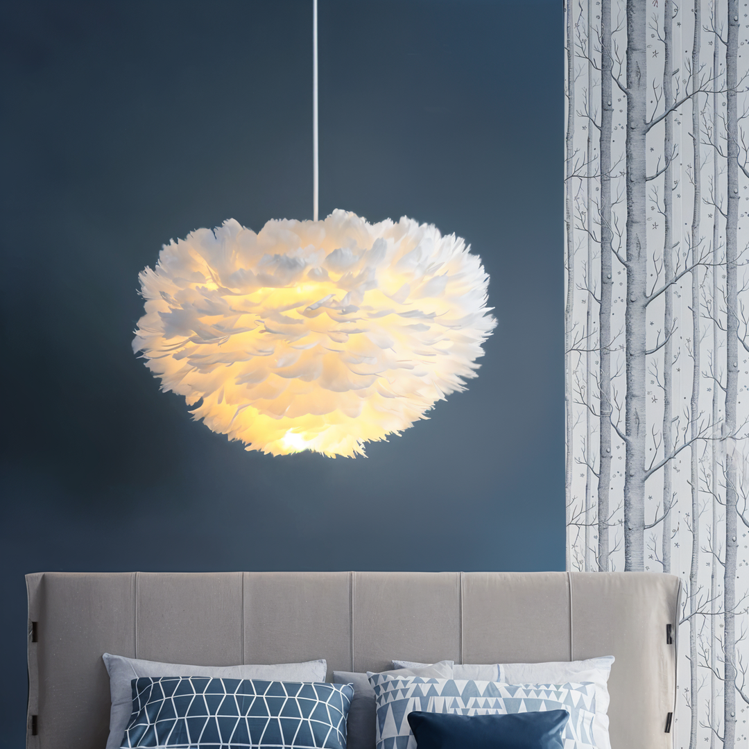 Stornfield | Dreamcatcher Feather Chandelier - Handmade, adjustable pendant light