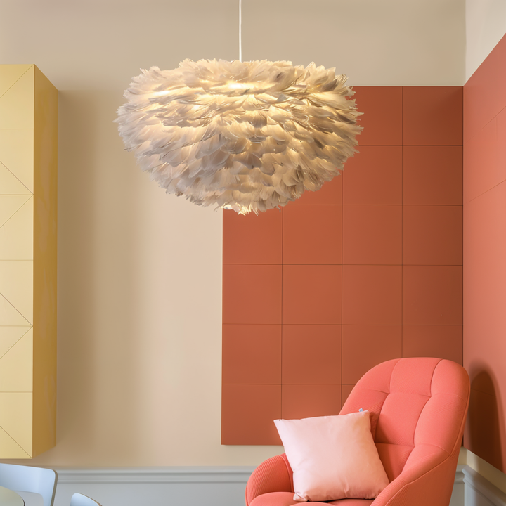 Stornfield | Dreamcatcher Feather Chandelier - Handmade, adjustable pendant light