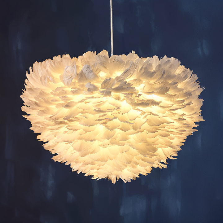 Stornfield | Dreamcatcher Feather Chandelier - Handmade, adjustable pendant light