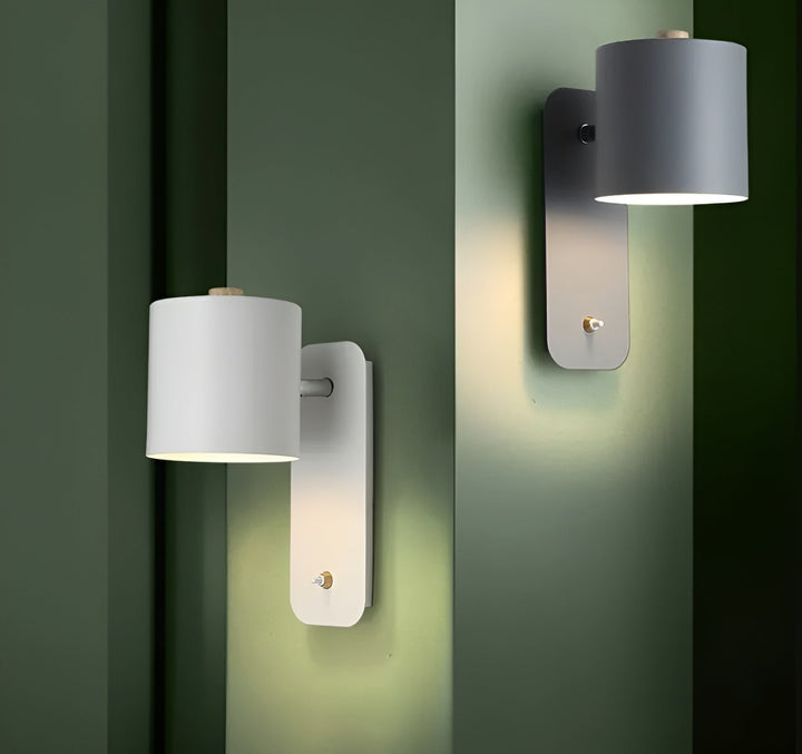 Stornfield | EasyPush WallLight - Mini Rotating Cylinder LED Lamp