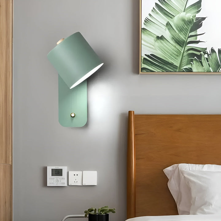 Stornfield | EasyPush WallLight - Mini Rotating Cylinder LED Lamp