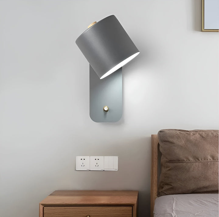 Stornfield | EasyPush WallLight - Mini Rotating Cylinder LED Lamp