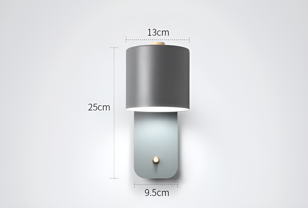 Stornfield | EasyPush WallLight - Mini Rotating Cylinder LED Lamp