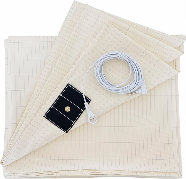 Stornfield | High Quality Conductive Earthing Sheet - Grounded Fitted Sheet - Single/Double Grounded Fitted Sheet