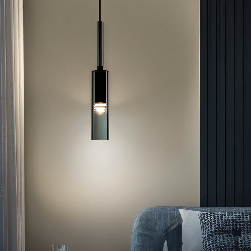 Minimalist Wall Lamp with Smoke Glass – Orvane | Stornfield