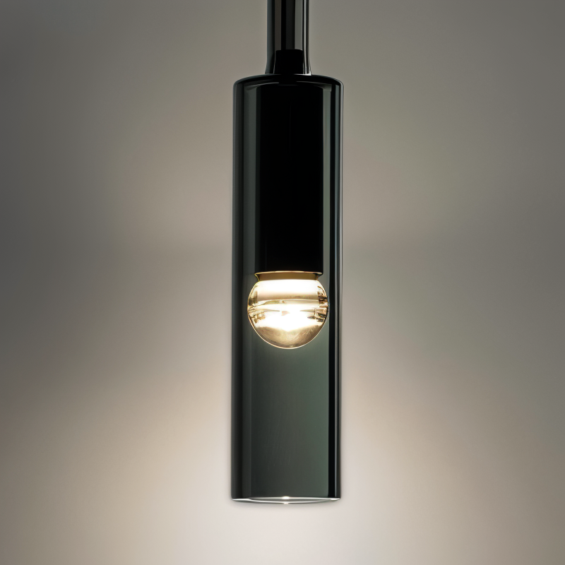Minimalist Wall Lamp with Smoke Glass – Orvane | Stornfield