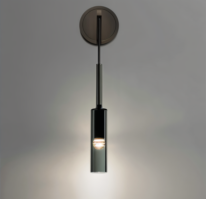 Minimalist Wall Lamp with Smoke Glass – Orvane | Stornfield