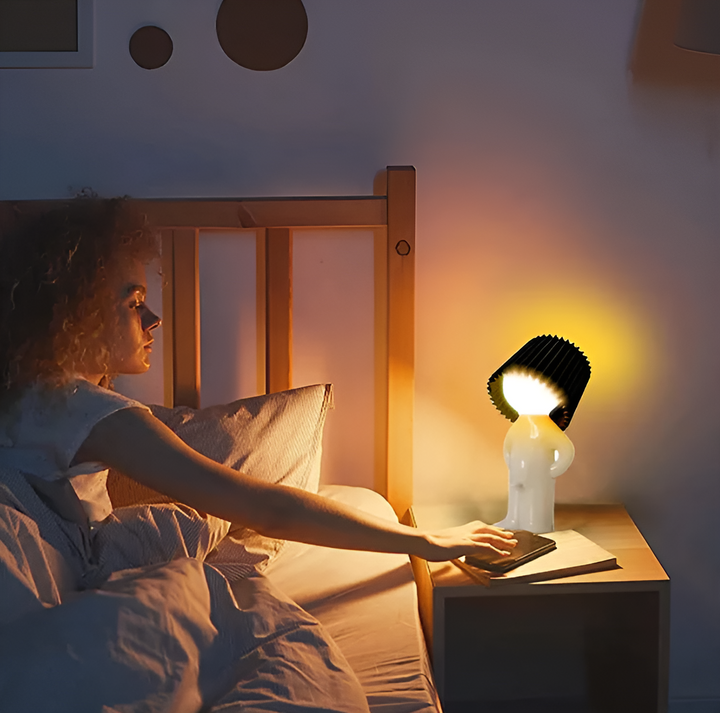 Stornfield | Table Lamp - Creative Little Shy Boy LED Lamp