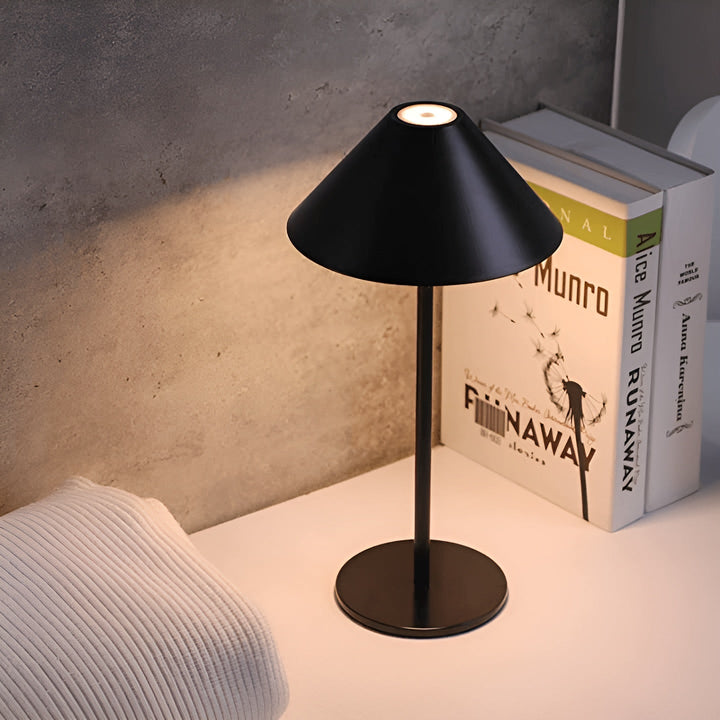 Stornfield | LumiLuxe - Dimmable Nordic Conical LED Table Lamp with Touch Control