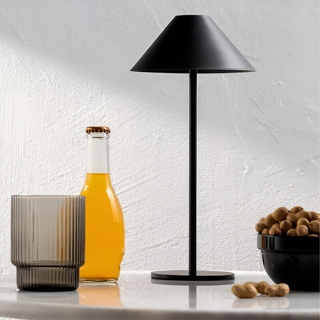 Stornfield | LumiLuxe - Dimmable Nordic Conical LED Table Lamp with Touch Control