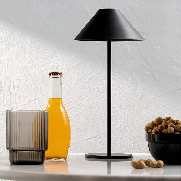 Stornfield | LumiLuxe - Dimmable Nordic Conical LED Table Lamp with Touch Control