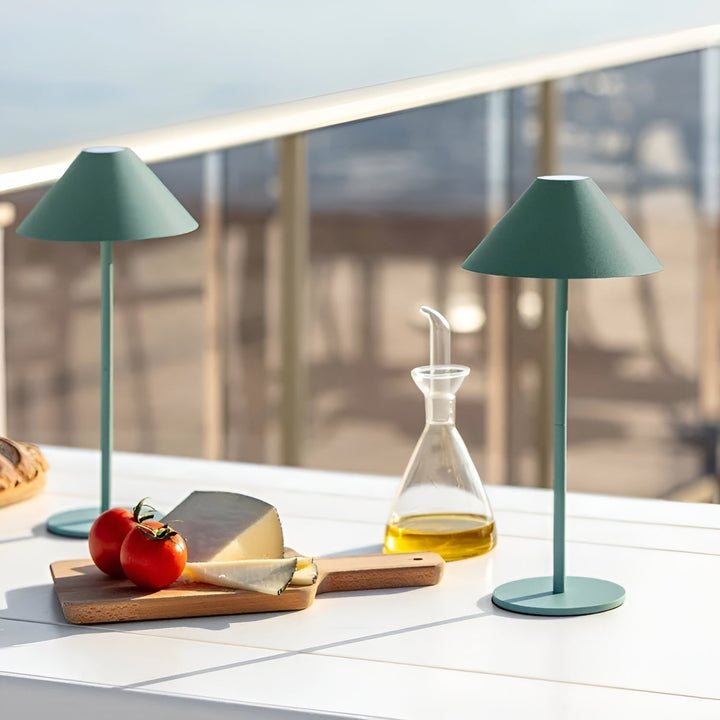 Stornfield | LumiLuxe - Dimmable Nordic Conical LED Table Lamp with Touch Control