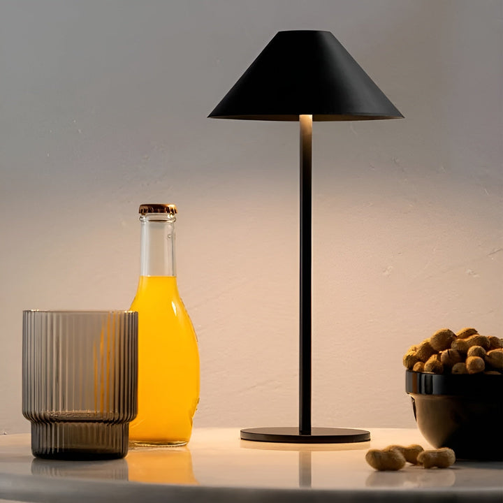 Stornfield | LumiLuxe - Dimmable Nordic Conical LED Table Lamp with Touch Control