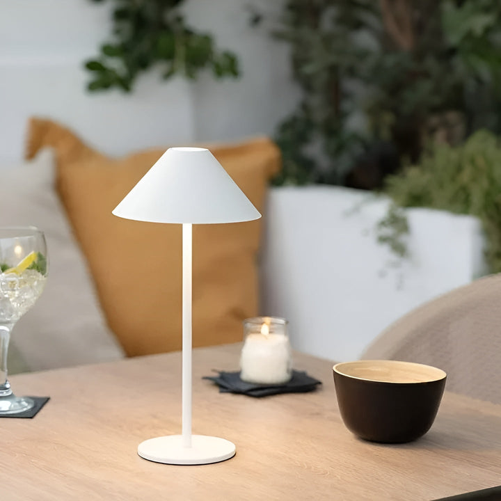Stornfield | LumiLuxe - Dimmable Nordic Conical LED Table Lamp with Touch Control