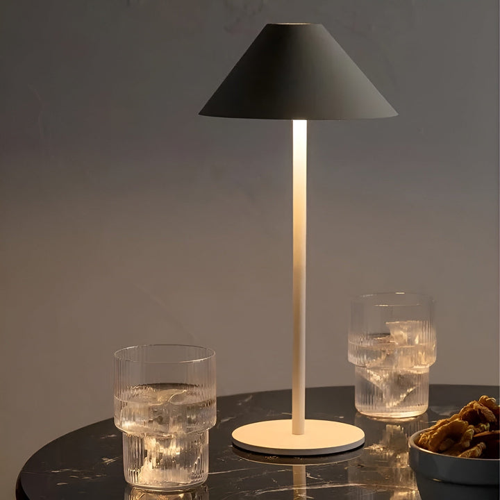 Stornfield | LumiLuxe - Dimmable Nordic Conical LED Table Lamp with Touch Control
