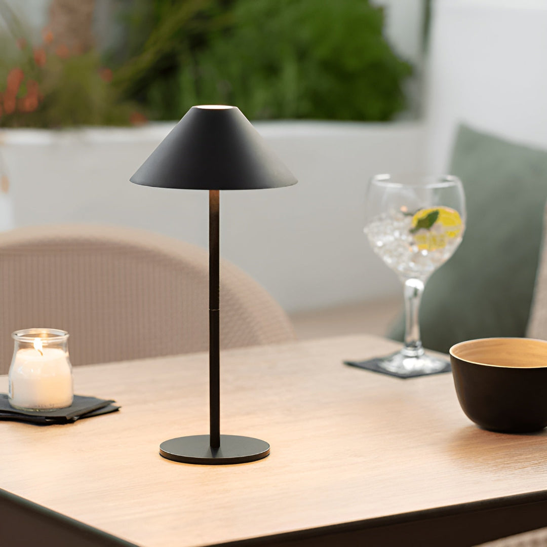 Stornfield | LumiLuxe - Dimmable Nordic Conical LED Table Lamp with Touch Control
