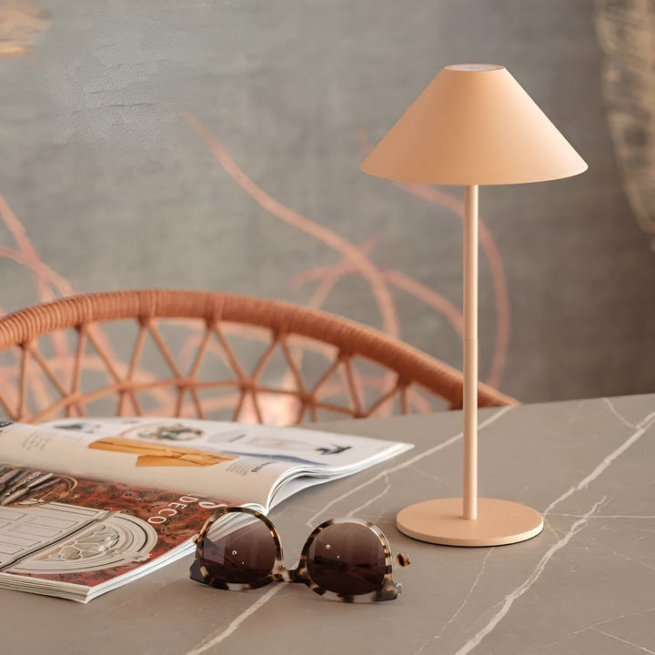 Stornfield | LumiLuxe - Dimmable Nordic Conical LED Table Lamp with Touch Control