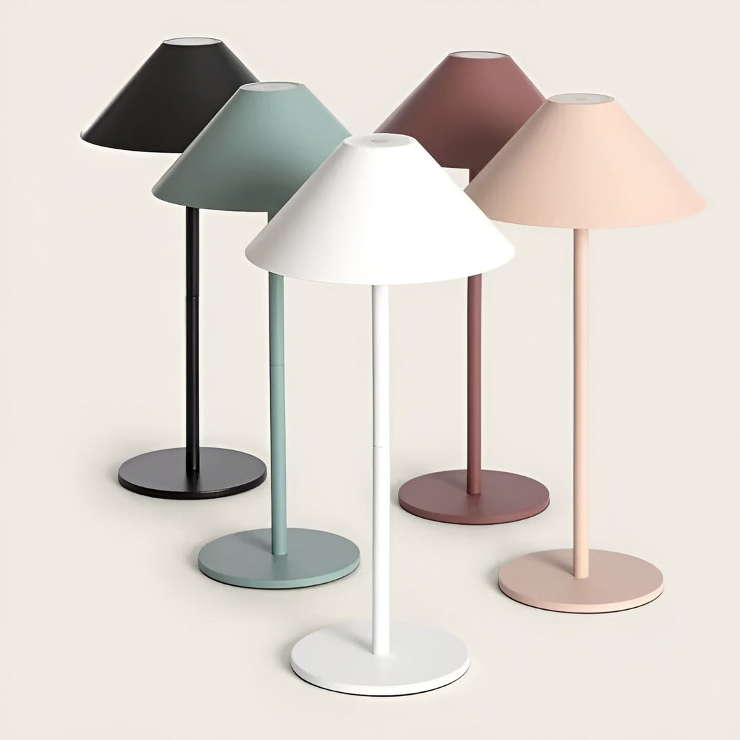 Stornfield | LumiLuxe - Dimmable Nordic Conical LED Table Lamp with Touch Control