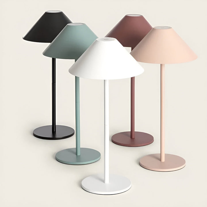 Stornfield | LumiLuxe - Dimmable Nordic Conical LED Table Lamp with Touch Control