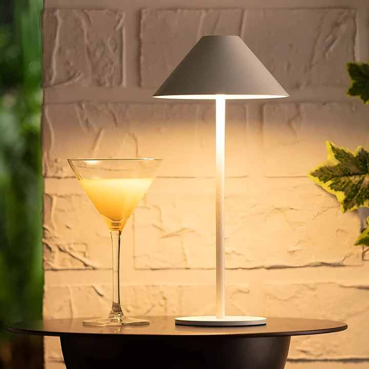 Stornfield | LumiLuxe - Dimmable Nordic Conical LED Table Lamp with Touch Control
