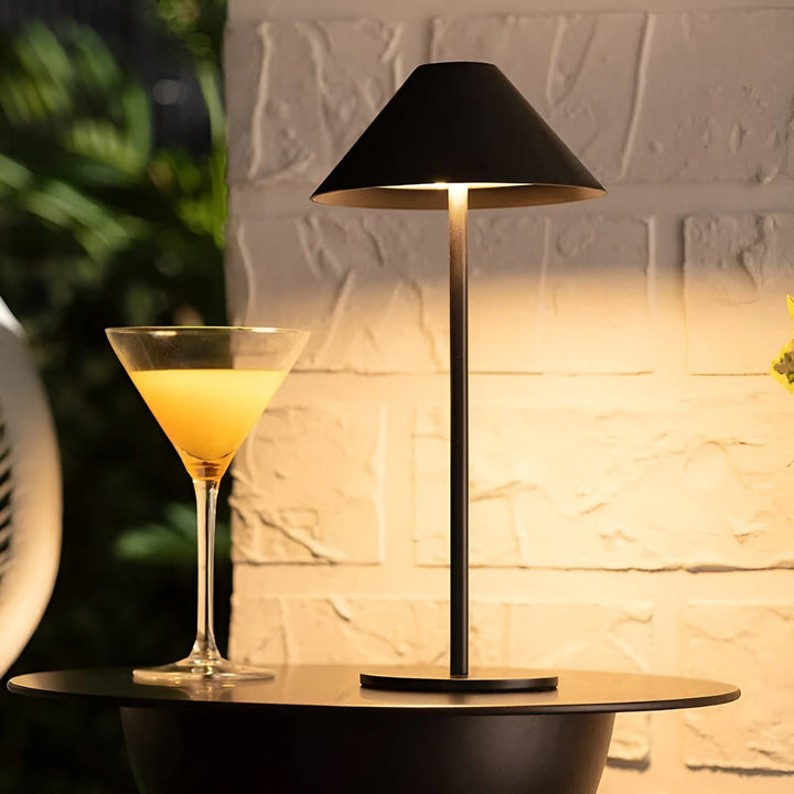 Stornfield | LumiLuxe - Dimmable Nordic Conical LED Table Lamp with Touch Control