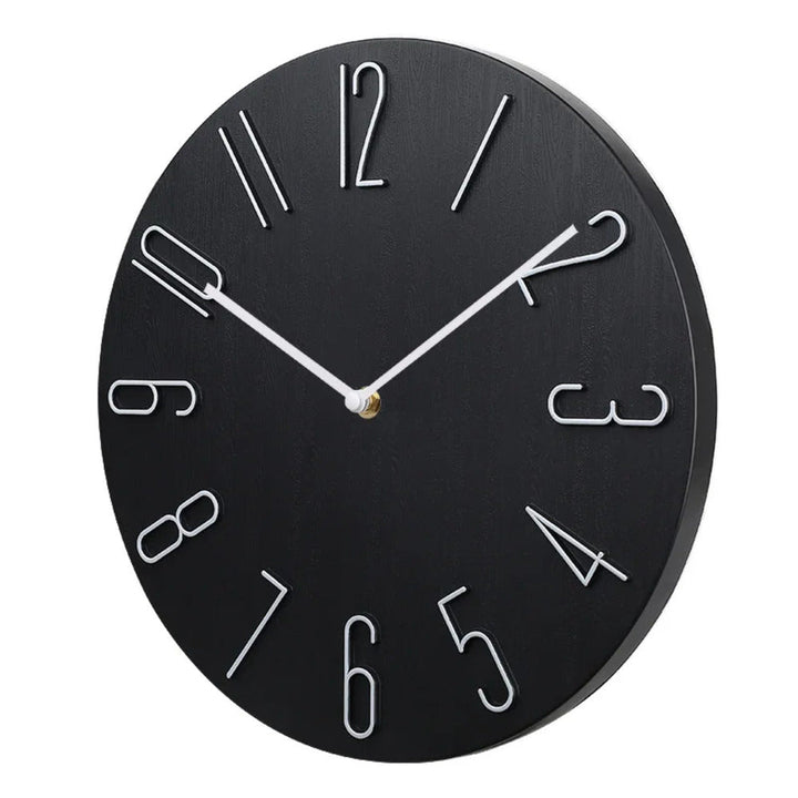 Silencio Modern Silent Wall Clock – Minimalist Design with Quartz Movement | Stornfield