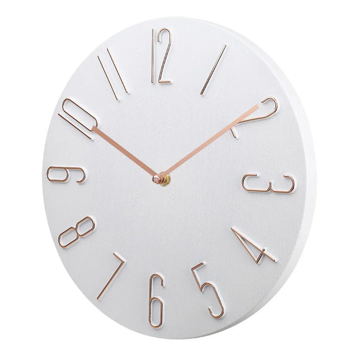 Silencio Modern Silent Wall Clock – Minimalist Design with Quartz Movement | Stornfield