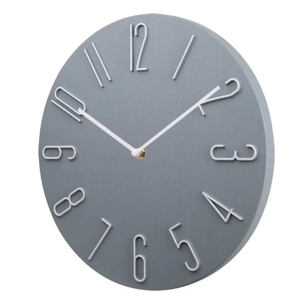 Silencio Modern Silent Wall Clock – Minimalist Design with Quartz Movement | Stornfield