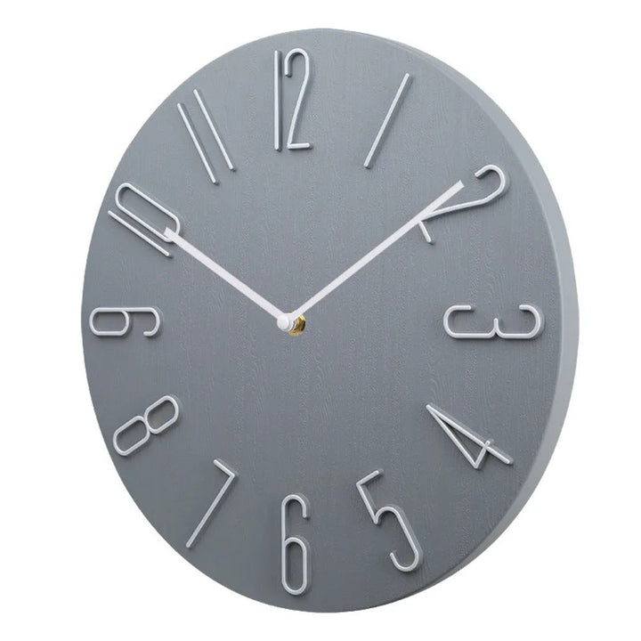 Silencio Modern Silent Wall Clock – Minimalist Design with Quartz Movement | Stornfield