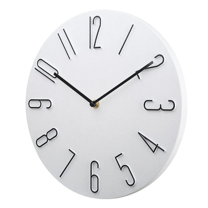 Silencio Modern Silent Wall Clock – Minimalist Design with Quartz Movement | Stornfield