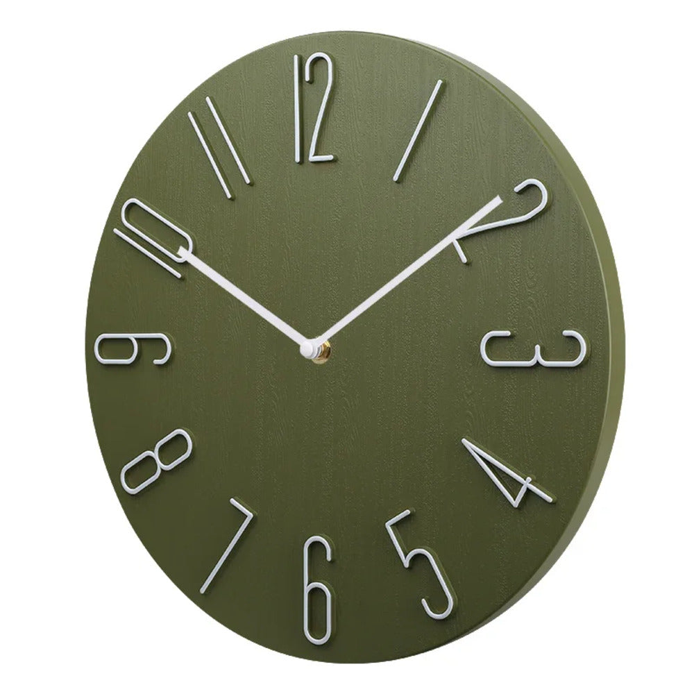 Silencio Modern Silent Wall Clock – Minimalist Design with Quartz Movement | Stornfield