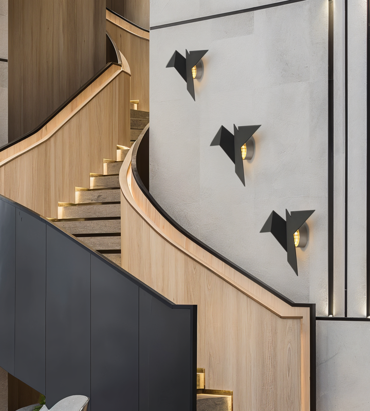 Stornfield | OriTori Wall Sconce - Geometric Origami Bird Wall Lamp - Japanese Style Wall Light Design