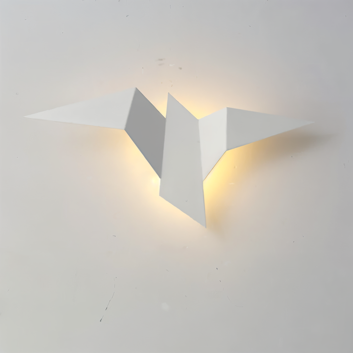 Stornfield | OriTori Wall Sconce - Geometric Origami Bird Wall Lamp - Japanese Style Wall Light Design