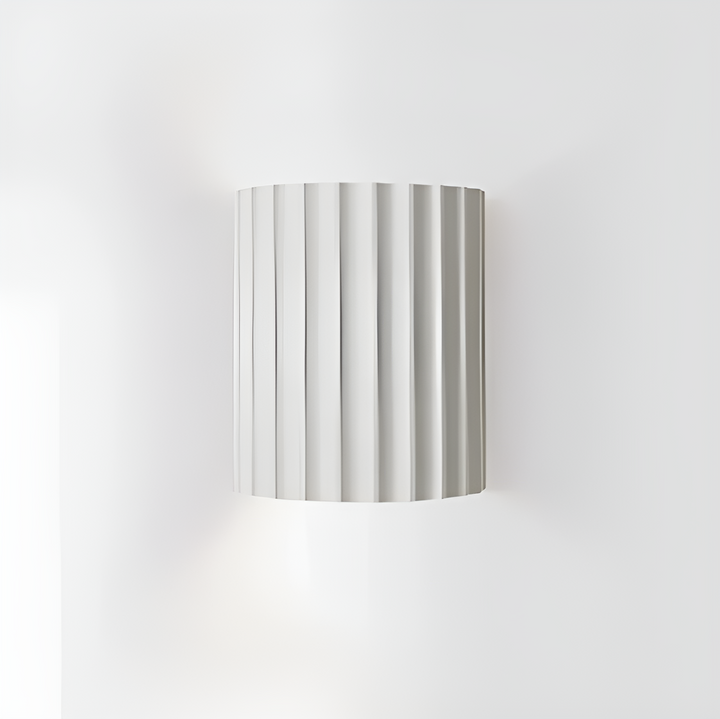 Stornfield | Striped Resin LED Wall Sconce for a Modern Nordic Ambiance