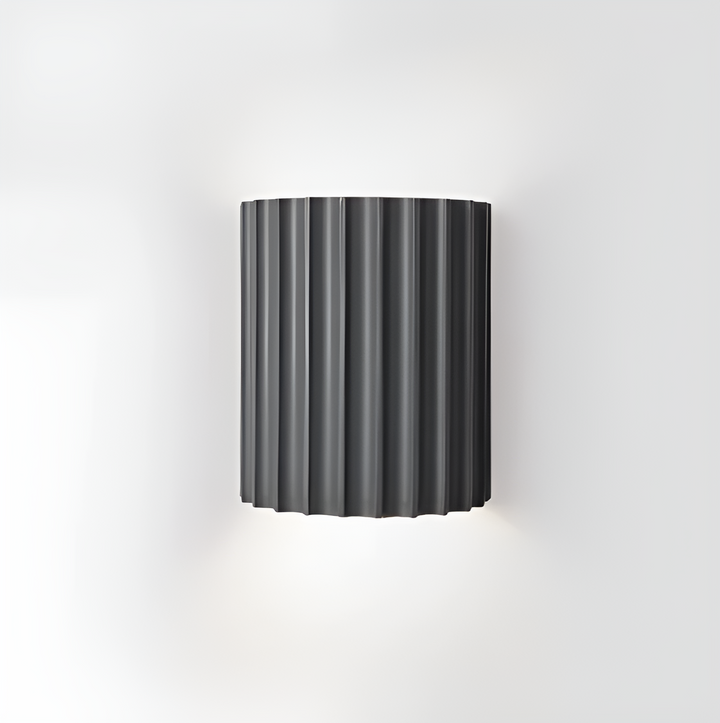 Stornfield | Striped Resin LED Wall Sconce for a Modern Nordic Ambiance