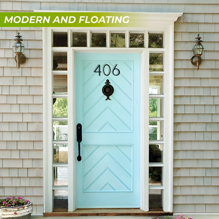 Stornfield | Full Black House Number - Modern House Number - House Number Sign
