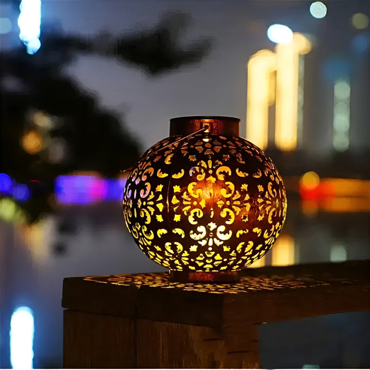 Stornfield | SolarGlow - Vintage Solar-Powered Outdoor Lamp - Waterproof Outdoor Lamp