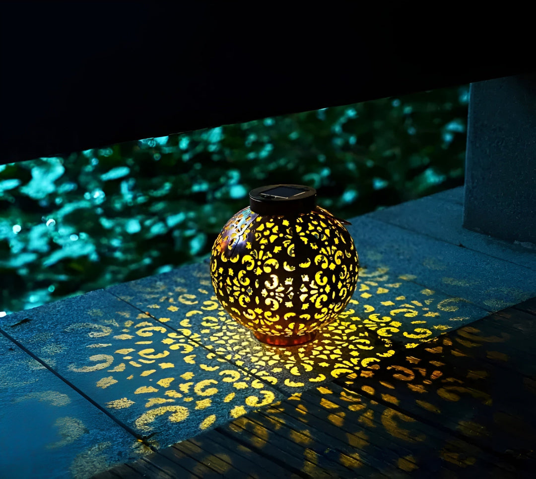 Stornfield | SolarGlow - Vintage Solar-Powered Outdoor Lamp - Waterproof Outdoor Lamp