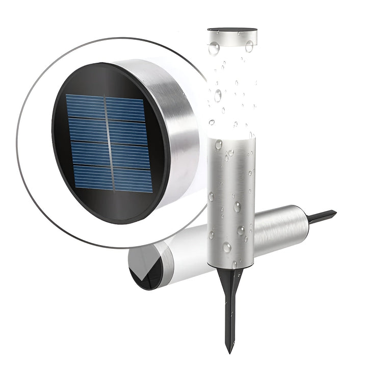 Stornfield | SolarShimmer - Stainless Steel Outdoor Solar Lights