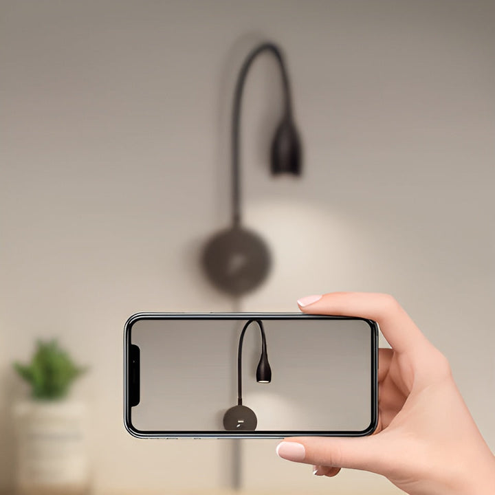 Stornfield | TouchGlow - 2-in-1 Gooseneck Wall Light with USB Charger for Cozy Reading Evenings