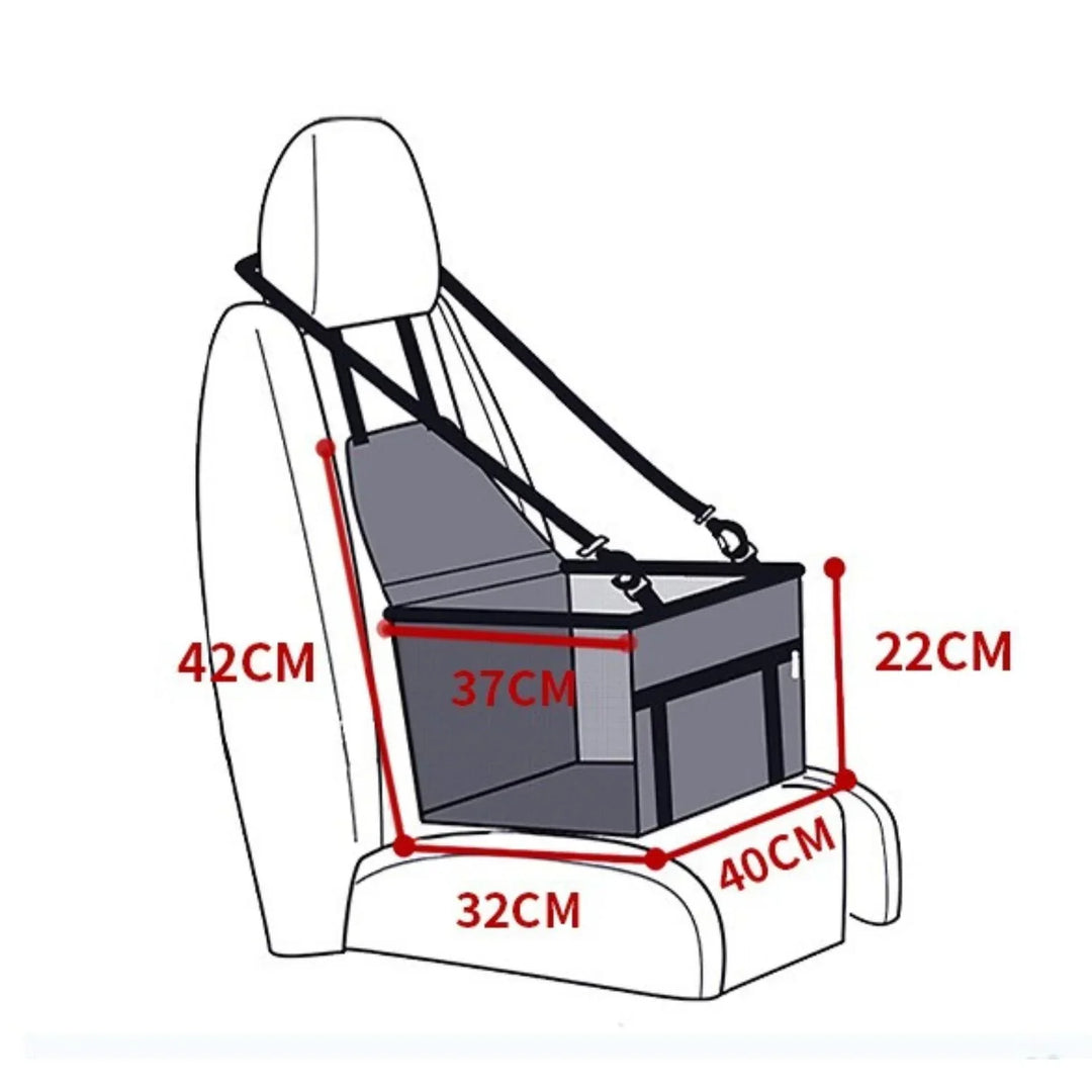 AutoPoot Elevated Dog Car Seat – Waterproof, Nonslip and Safe for On the Go | Stornfield