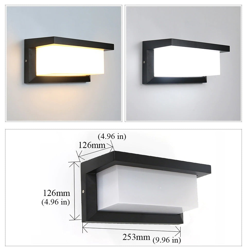 Horizontal LED Outdoor Lamp | Stornfield