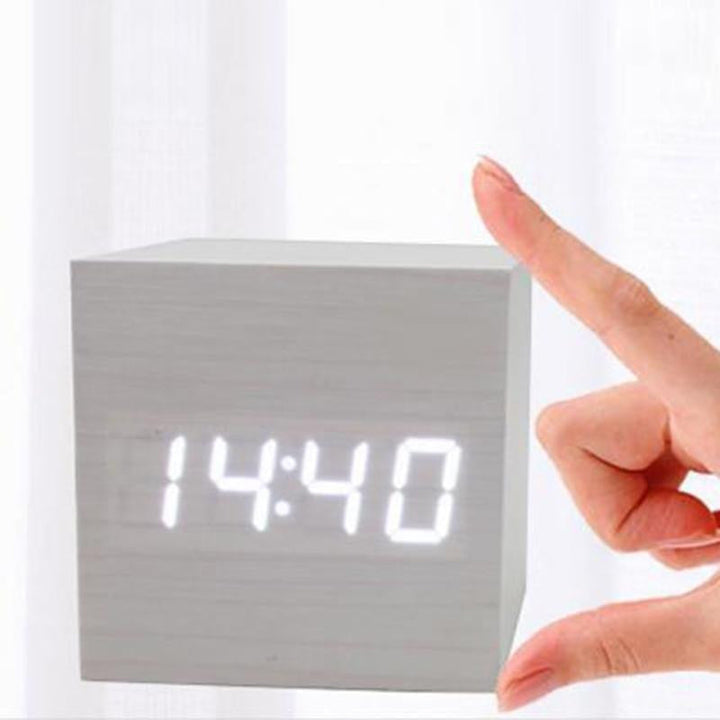 Modern Digital Wood Clock | Stornfield