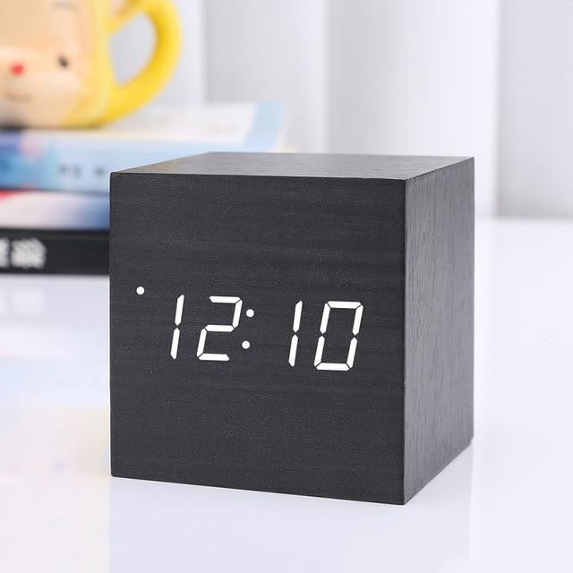 Modern Digital Wood Clock | Stornfield