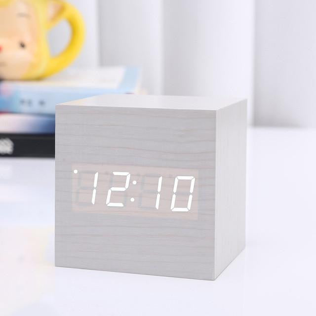 Modern Digital Wood Clock | Stornfield