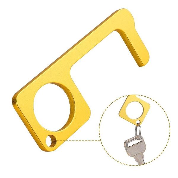 Hygienic Antimicrobial Brass Door Opener & Stylus | Stornfield