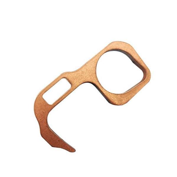 Hygienic Antimicrobial Brass Door Opener & Stylus | Stornfield