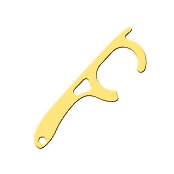 Hygienic Antimicrobial Brass Door Opener & Stylus | Stornfield